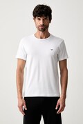 Emporio Armani Underwear T-shirt lounge męski bawełniany z elastanem 2-pack czarny EM000391 AF25017