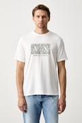 Armani Exchange tricou pentru bărbați din bumbac alb XM003100 AF10356