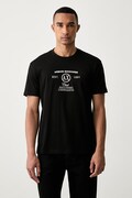 Armani Exchange majica za muškarce od pamuka crna XM003067 AF10358
