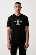 Armani Exchange tricou pentru bărbați din bumbac negru XM003067 AF10358