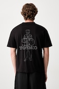 C.P. Company T-shirt bawełniany męski czarny 21CMTS166A005100W