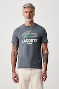 Lacoste T-shirt męski bawełniany niebieski TH5634