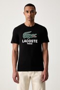 Lacoste T-shirt męski bawełniany czarny TH5634