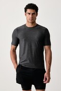 Skechers T-shirt treningowy męski GODRI ALL DAY TEE szary TS107