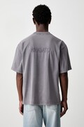 Axel Arigato Hayden Reverse T-shirt bawełniany męski szary A4198002