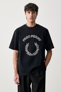 Fred Perry T-shirt męski bawełniany granatowy M3417