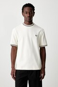 Fred Perry T-shirt męski bawełniany beżowy M8679
