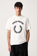 Fred Perry T-shirt męski bawełniany beżowy M3417