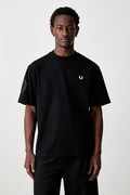 Fred Perry T-shirt męski bawełniany czarny M3491