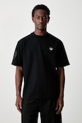 Fred Perry T-shirt bawełniany męski czarny M3491