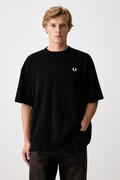Fred Perry T-shirt basic męski bawełniany czarny M3481