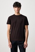 Fred Perry T-shirt męski bawełniany brązowy M1588V