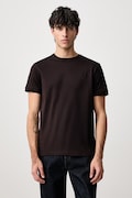 Fred Perry T-shirt męski bawełniany brązowy M1588V