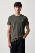 Fred Perry T-shirt basic męski bawełniany zielony M1588V