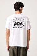 The North Face t-shirt ανδρικό βαμβακερό Natural Relaxed λευκό NF0A8JPQFN41
