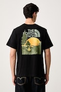 The North Face t-shirt ανδρικό βαμβακερό Pitch a tent Relaxed μαύρο NF0A8H59JK31