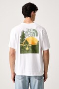 The North Face t-shirt ανδρικό βαμβακερό Pitch a tent Relaxed λευκό NF0A8H59FN41