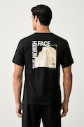 The North Face kratka majica moška z bombažem GRAPHIC črna NF0A8GV0JK31