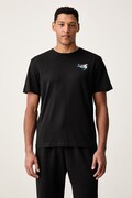 The North Face t-shirt ανδρικό βαμβακερό Relaxed μαύρο NF0A8JA5JK31