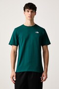 The North Face T-shirt męski z bawełną Simple Dome zielony NF0A8CZ2N4J1