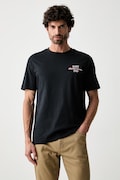 Gant T-shirt męski bawełniany czarny 2003459