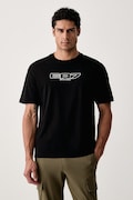 EA7 Emporio Armani T-shirt męski bawełniany czarny AF104441.7M002212