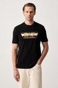 EA7 Emporio Armani T-shirt męski bawełniany czarny AF12503.7M002433
