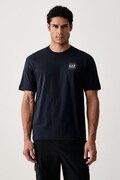EA7 Emporio Armani T-shirt męski bawełniany granatowy AF17789.7M002226