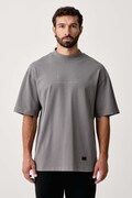 EA7 Emporio Armani T-shirt męski bawełniany szary AF29379.7M002822