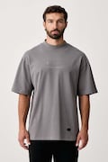 EA7 Emporio Armani T-shirt męski bawełniany szary AF29379.7M002822