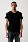 Zadig&Voltaire T-shirt męski bawełniany MONASTIR czarny JMTN01642
