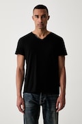 Zadig&Voltaire T-shirt męski bawełniany MONASTIR czarny JMTN01642