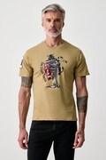 Alpha Industries тениска мъжка от памук Black Devils зелена 268508