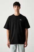 Puma T-shirt męski z bawełną Essentials Elevated czarny 694307