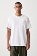 G-Star t-shirt da uomo in cotone Logo r bianca D30096-D975