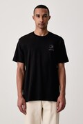 G-Star t-shirt da uomo in cotone Logo r nero D30096-D975