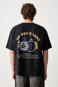 RHUDE футболка бавовняна темно-синя RHPF26TT05012