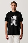 Karl Lagerfeld Jeans T-shirt męski bawełniany czarny B3M17006