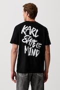 Karl Lagerfeld Jeans T-shirt męski bawełniany czarny B3M17005