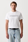 Karl Lagerfeld Jeans T-shirt damski bawełniany biały B3M17001