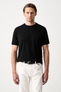 Karl Lagerfeld T-shirt męski bawełniany czarny 563200.755001
