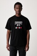 Carhartt WIP S/S Deck T-shirt bawełniany męski czarny I037548