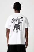 Carhartt WIP S/S Pup футболка бавовняна чоловіча біла I037537
