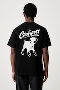 Carhartt WIP S/S Pup футболка бавовняна чоловіча чорна I037537