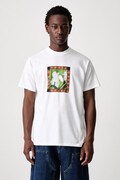 Carhartt WIP S/S Julia Klenovsky T-shirt bawełniany męski biały I036903