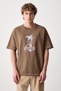 Drôle de Monsieur t-shirt ανδρικό βαμβακερό Iris πράσινο L-TS331-CO248