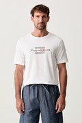 Tommy Hilfiger T-shirt męski bawełniany biały MW0MW43226