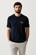 Tommy Hilfiger тениска мъжка от памук тъмносиня MW0MW43224