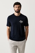 Tommy Hilfiger tričko pánské bavlněné námořnické modré MW0MW43224