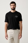 Tommy Hilfiger t-shirt ανδρικό βαμβακερό μαύρο MW0MW43224